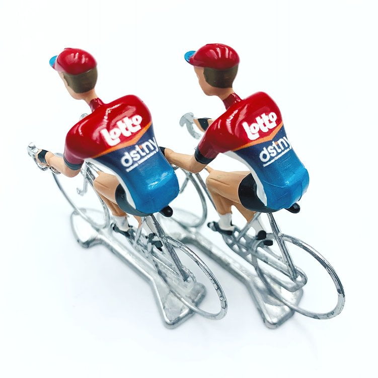 Lotto Dstny miniatuur wielrenners 2024