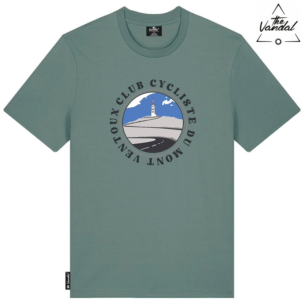 The Vandal T-shirt: Mont Ventoux (pine green) - S