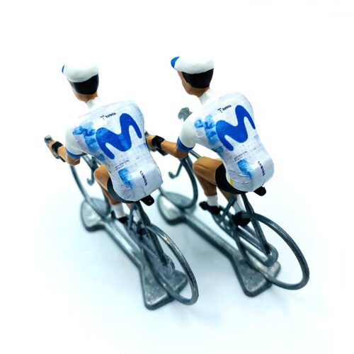 Movistar miniatuur wielrenners