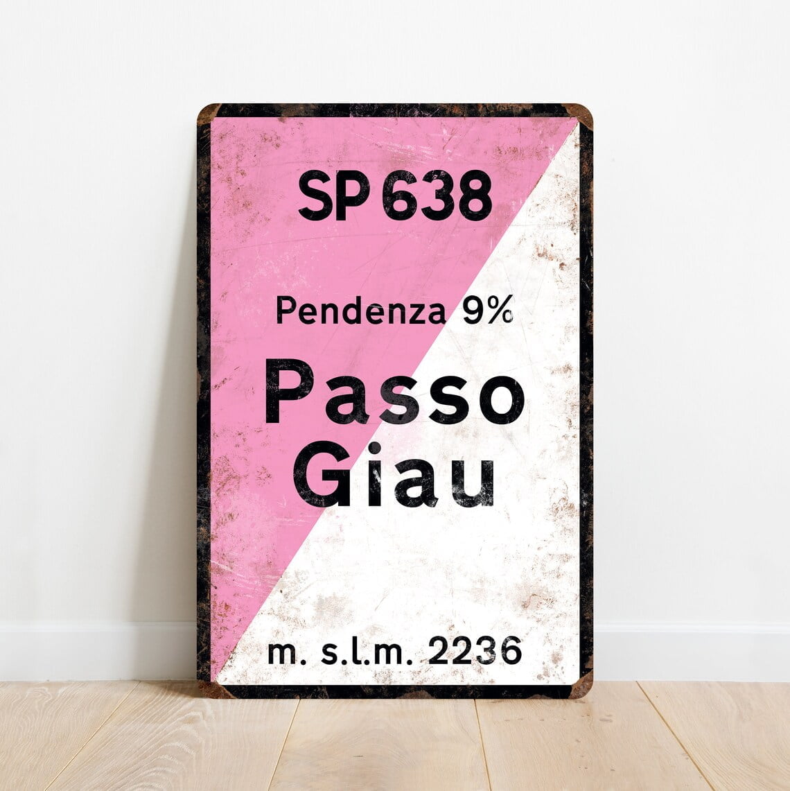 Fietsbord Passo Giau KOM Attack