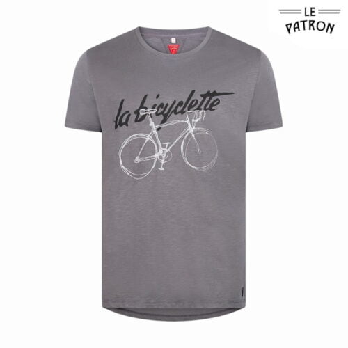 la bicyclette t shirt le patron grijs