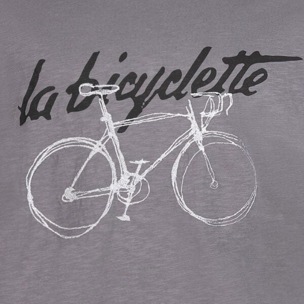 la bicyclette t shirt le patron grijs la bicyclette t shirt le patron grijs