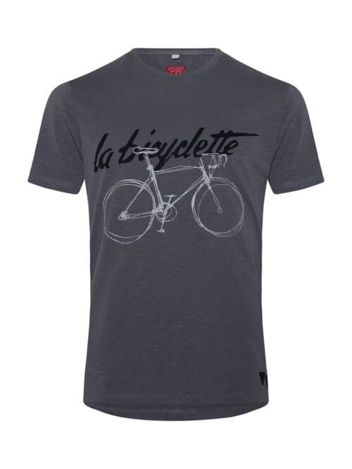 la bicyclette t shirt le patron grijs