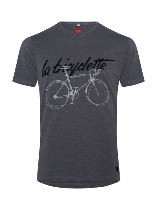 la bicyclette t shirt le patron grijs la bicyclette t shirt le patron grijs