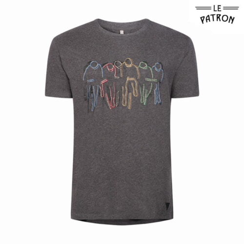 peloton t shirt le patron grijs