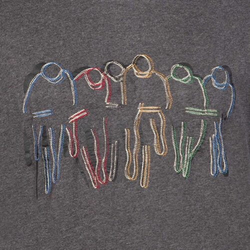 peloton t shirt le patron grijs