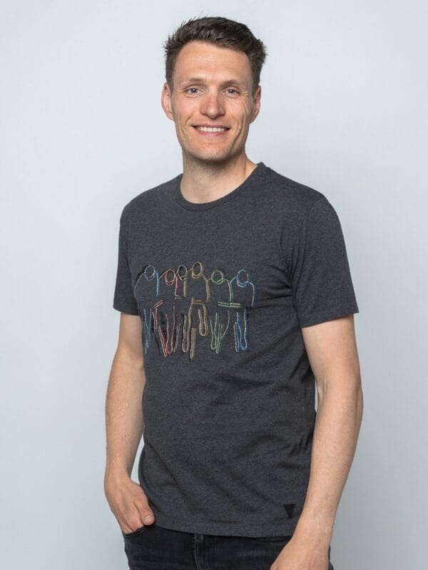 peloton t shirt le patron grijs peloton t shirt le patron grijs