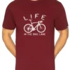 life in the bike lane t shirt cycology