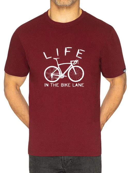 life in the bike lane t shirt cycology