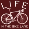 life in the bike lane t shirt cycology