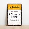 wielerbord col de la loze