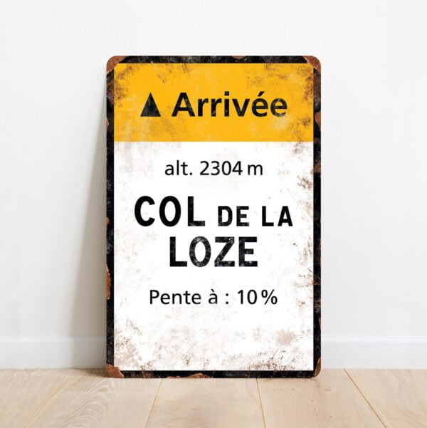 wielerbord col de la loze