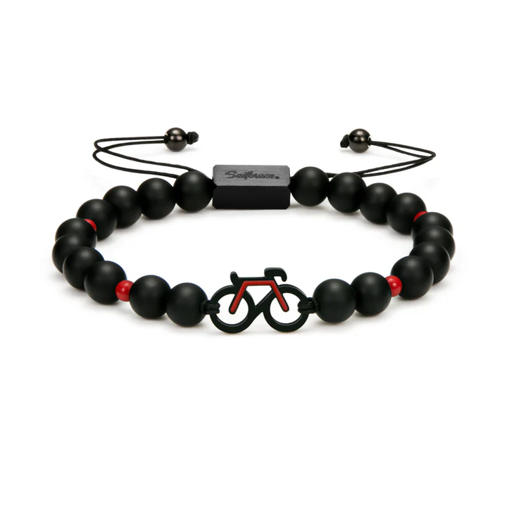 Kralen armbandje Fiets Sailbrace (rood)