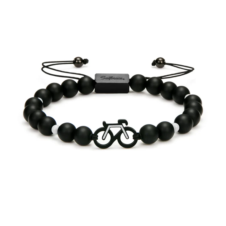 Kralen armbandje Fiets Sailbrace (wit)