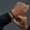 fiets kralen armbandje Sailbrace zwart