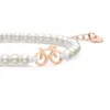 pearl rose fiets chain armbandje