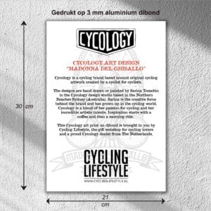 Cycology art print Madonna del Ghisallo