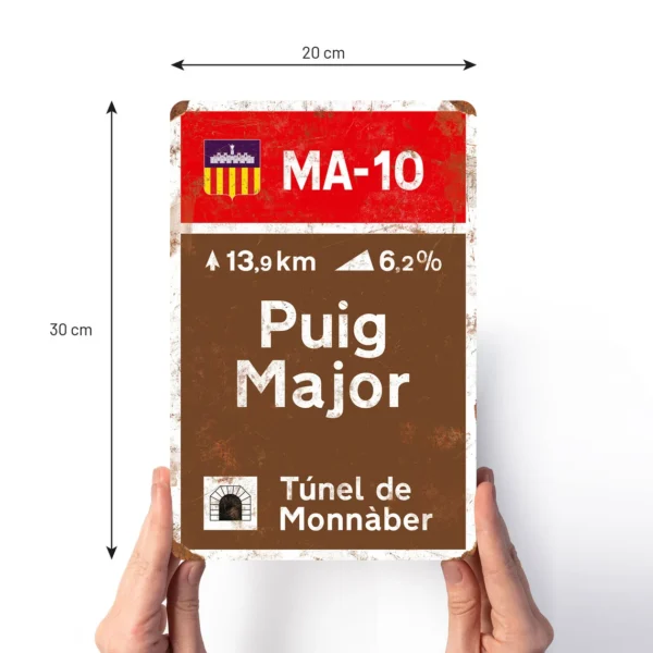 Puig Major routebord KOM Attack