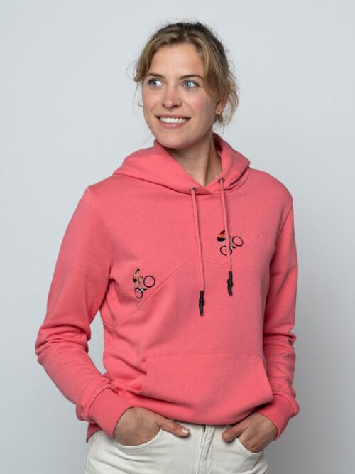 WMN Grimpeur hoodie giro pink Le Patron