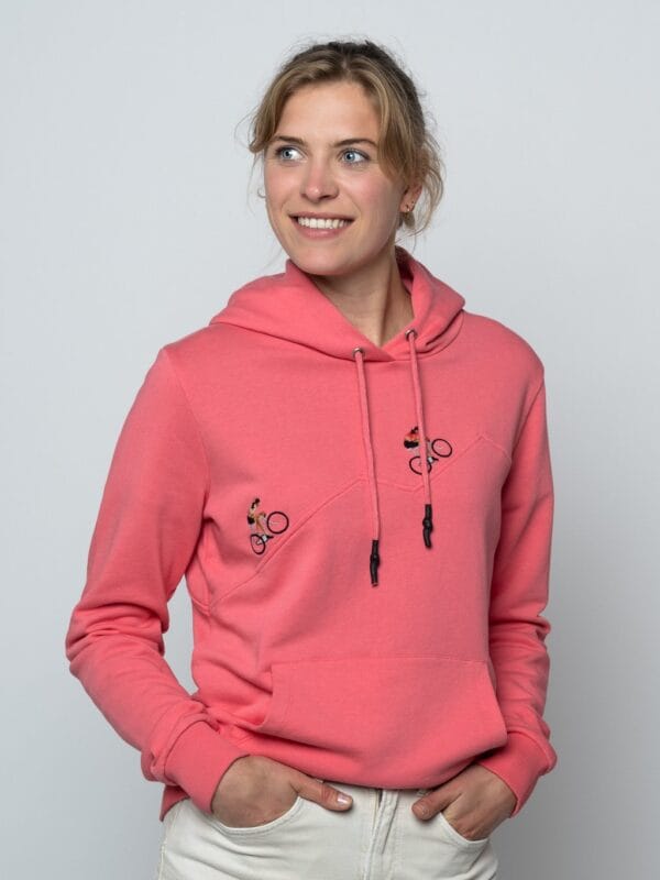 WMN Grimpeur hoodie giro pink Le Patron WMN Grimpeur hoodie giro pink Le Patron