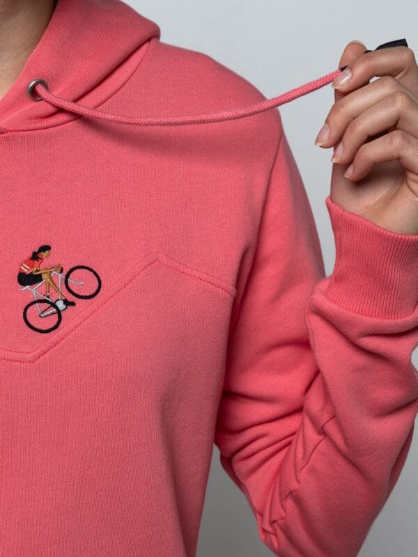 WMN Grimpeur hoodie giro pink Le Patron WMN Grimpeur hoodie giro pink Le Patron