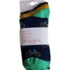 pack Bicycle Bamboo Socks Thought
