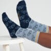 pack Bicycle Bamboo Socks Thought