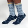 pack Bicycle Bamboo Socks Thought