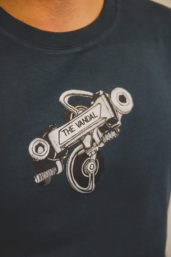 Derailleur T shirt Ocean The Vandal Derailleur T shirt Ocean The Vandal