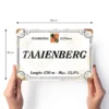 Taaienberg fietsbord KOM Attack