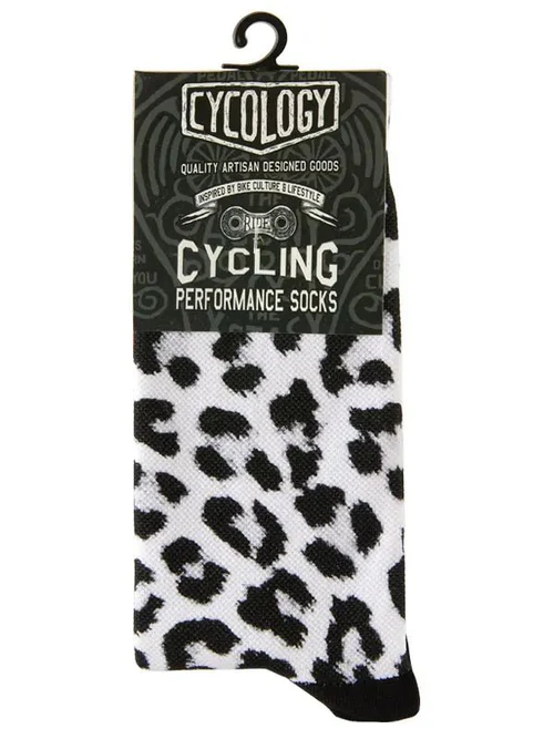 Kitty white fietssokken Cycology