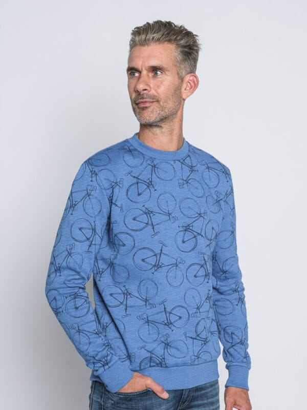 Sweat a Bicyclette sweater riviera blue Sweat a Bicyclette sweater riviera blue