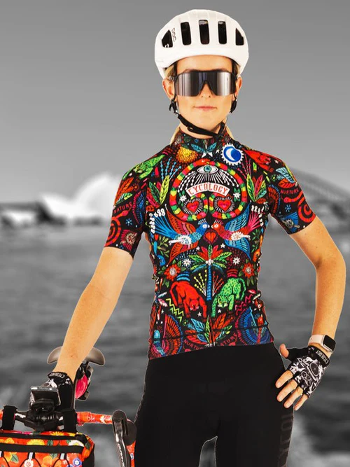 Cycology fietsshirt Jungle Jungle vrouwen Cycology fietsshirt Jungle Jungle vrouwen