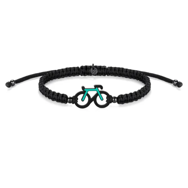 Braided fiets armbandje Sailbrace mint