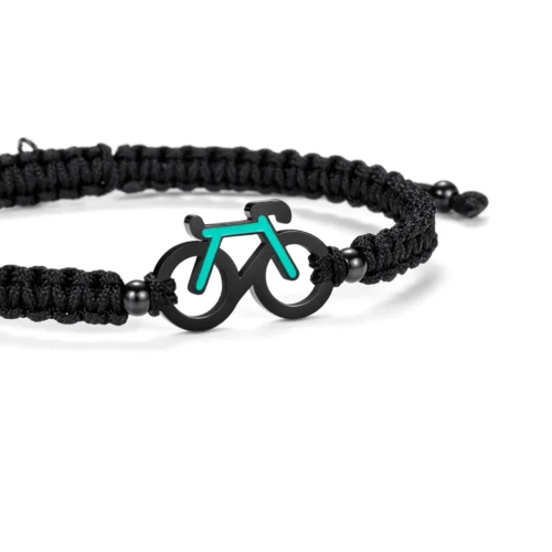 Braided fiets armbandje Sailbrace mint