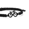 Braided fiets armbandje Sailbrace zwart