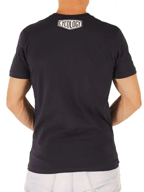 Cycology Ride T shirt navy