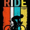 Cycology Ride T shirt navy