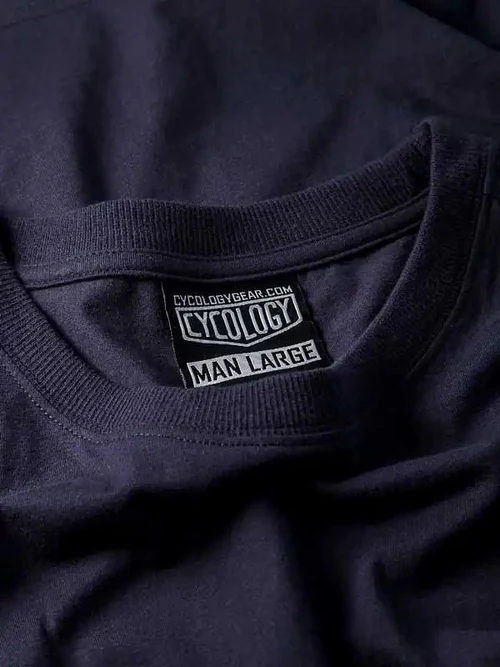 Cycology Ride T shirt navy