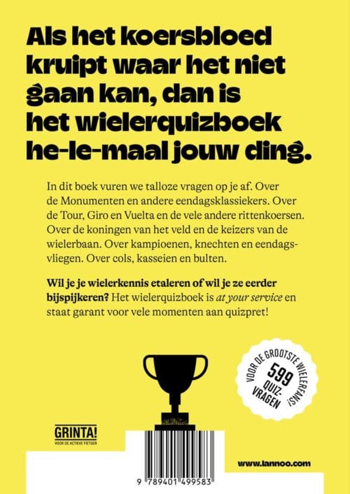 Het Wielerquizboek Grinta