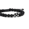 Lava Stone Fiets armband zwart
