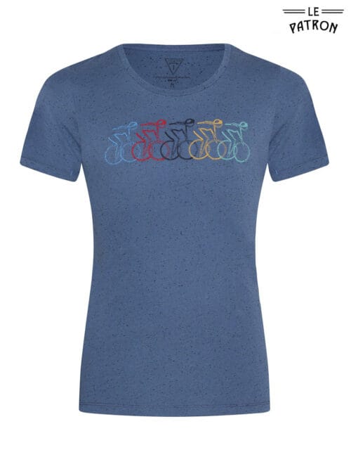 Le Patron WMN Peloton T shirt blauw