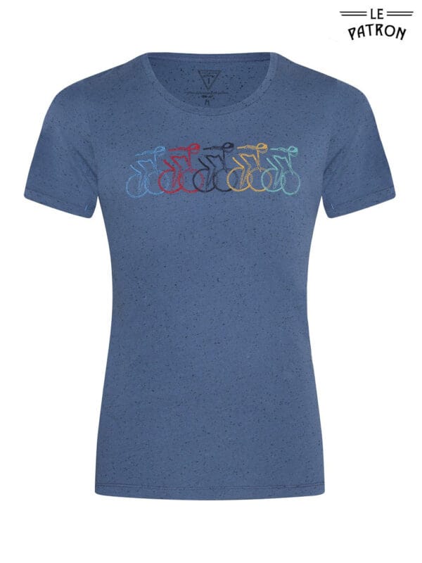 Le Patron WMN Peloton T shirt blauw
