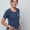 Le Patron WMN Peloton T shirt blauw Le Patron WMN Peloton T shirt blauw