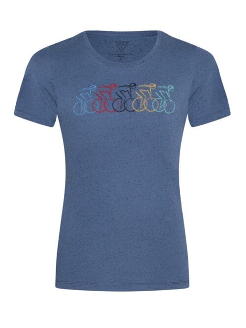 Le Patron WMN Peloton T shirt blauw Le Patron WMN Peloton T shirt blauw