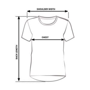 Maattabel dames T shirt Le Patron