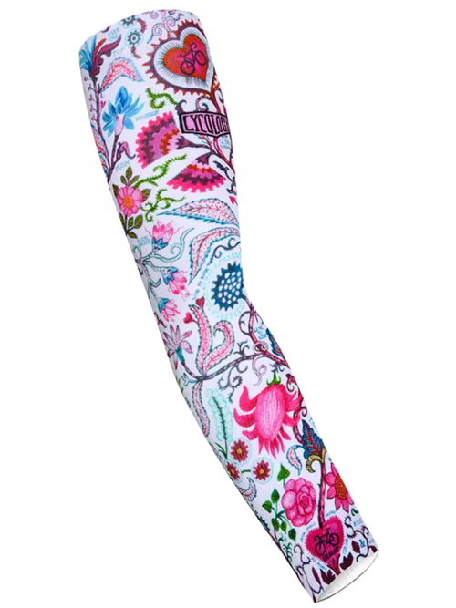 armstukken Secret Garden wit Cycology
