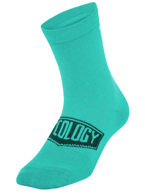 reflecterende fietssokken Cycology aqua
