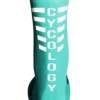 reflecterende fietssokken Cycology aqua