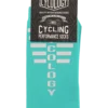 reflecterende fietssokken Cycology aqua